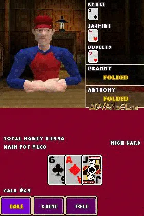 World Championship Poker - Deluxe Series (USA) screen shot game playing